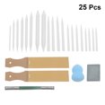 thumbnail image 2 of 25PCS/Set Beginner Sketch Tools Blending Paper Stumps Art Drawing Stump Eraser Extender Charcoal Sandpaper, 2 of 7