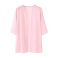 thumbnail image 5 of Linfrsh Shawl Wraps for Women Evening Dresses Chiffon Soft Capelets Wedding Bridal Cover Up(Pink,L), 5 of 5