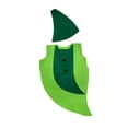 thumbnail image 3 of Disfraz infantil de verdura con sombrero para fiesta temática de carnaval, de moda y vacaciones., 3 of 9