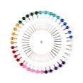 thumbnail image 2 of VONKY 40Pcs DIY Household Plastic Pearl Needle Set Sewing Pearl Pin Manual Positioning Needle Coloured Bead Kit, 2 of 9