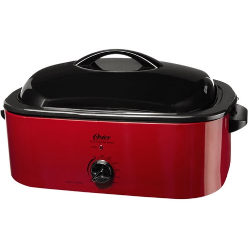 Oster 16 Quart Red Electric Smoker & Roaster Oven