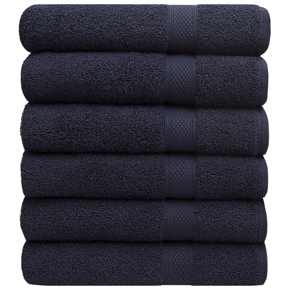 Juego de toallas de baño PH Pleasant Home, 100% algodón, 515 g/m², paquete de 6