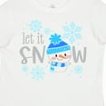 thumbnail image 4 of Inktastic Let It Snow Cute Snowman in Hat and Scarf Boys or Girls Toddler T-Shirt, 4 of 5