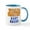 White/Blue Inside, variant on CafePress - World's Greatest Kart Racer Mug - 11 oz Ceramic Mug - Novelty Coffee Tea Cup