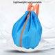 thumbnail image 4 of Mochila de senderismo plegable, grande, impermeable, con cordón, para fitness, natación y actividades al aire libre, color negro., 4 of 9