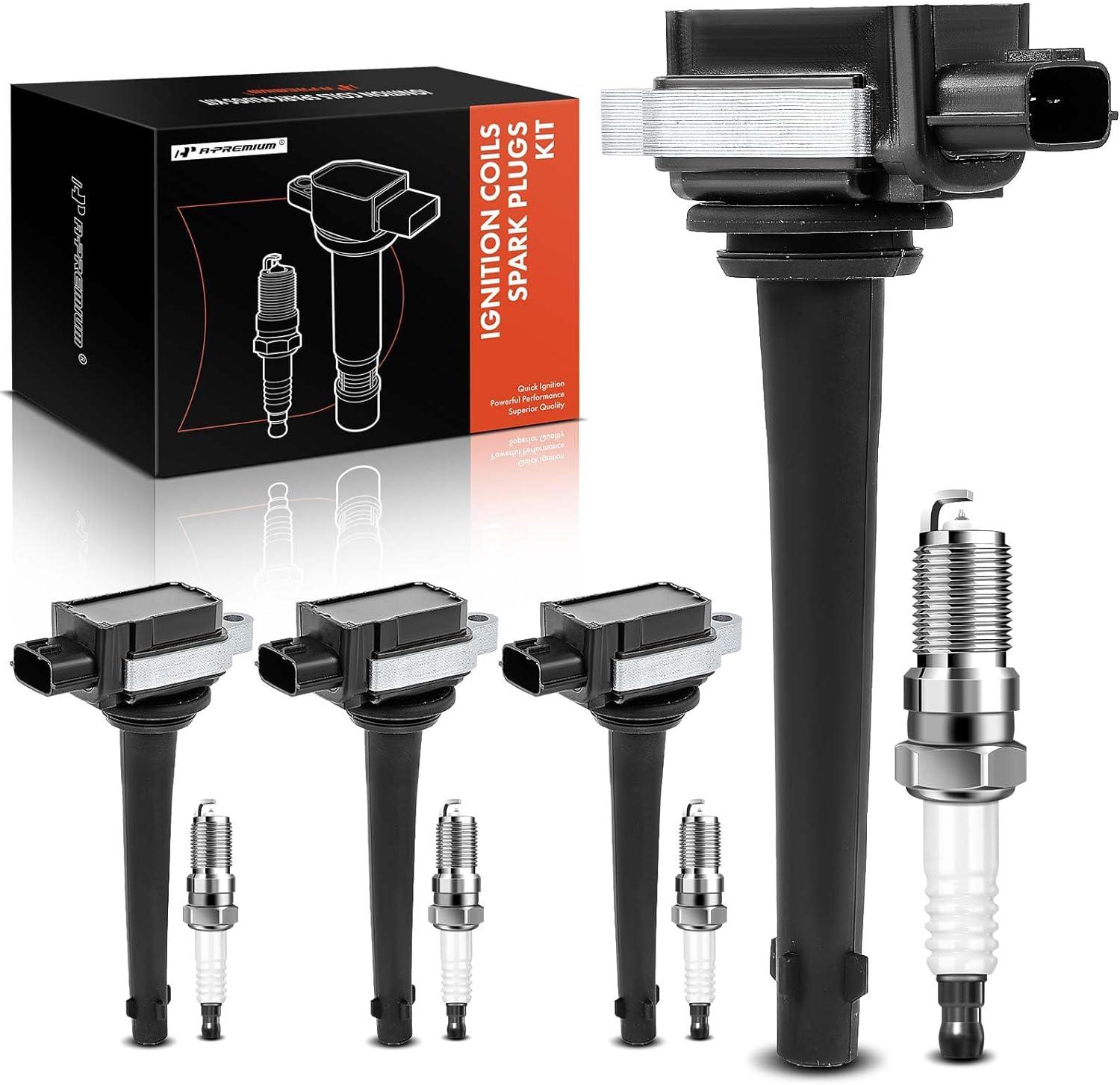 Complete Ignition Kit: 1 Coil, 6 Iridium Spark Plugs & 6 Wires For Chrysler Dodge V6 (UF305)