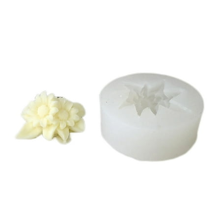

Gwong 1Pcs Epoxy Mold Hollow Multi-use Floral Shape Wear-resistant Silicone Soap Candle Mold Handicraft Tools