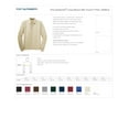 thumbnail image 2 of Port Authority K500LS Men's Long Sleeve Polo Shirt - Coffee Bean - Small, 2 of 2