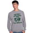 thumbnail image 3 of Popeye Saint Patricks Day Party Long Sleeve TShirt Men Women Brisco Brands S, 3 of 6