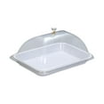 thumbnail image 2 of Pastry Display Cake Stand Serving Tray 14 Inch Round with Dome for Home Parties Weddings and Catering Use, 2 of 9