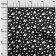 thumbnail image 1 of oneOone Organic Cotton Voile Fabric Triangle Geometric Print Fabric BTY 42 Inch Wide, 1 of 5