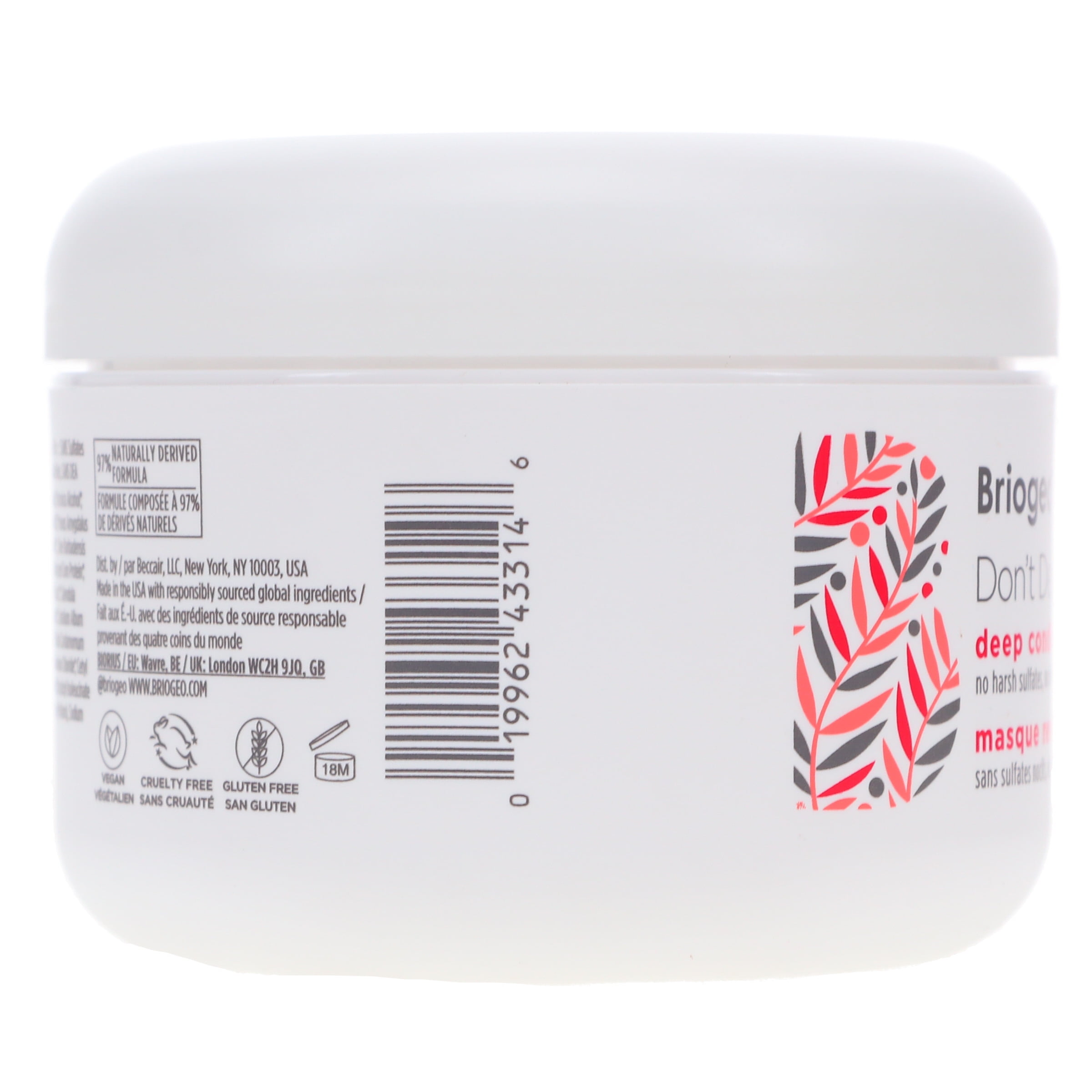 Briogeo Don't Despair, Repair! Deep Conditioning Mask 8 oz