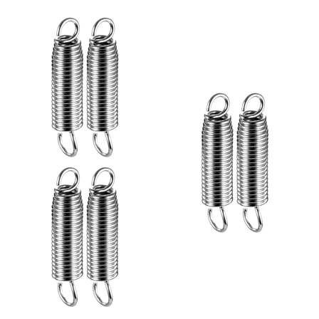 3 Pack Bass Drum Pedal Spring Drums Drumming Components 6X1CM Silver