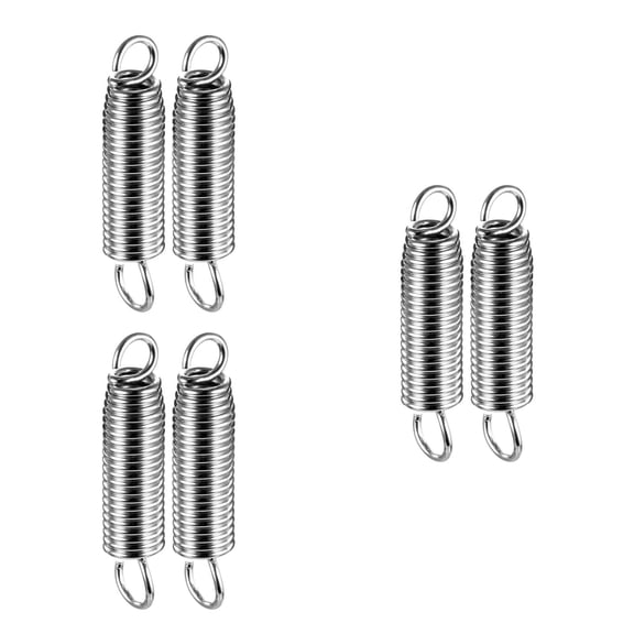 3 Pack Bass Drum Pedal Spring Drums Drumming Components 6X1CM Silver