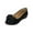 Black, variant on SEAOPEN Women's Slip on Loafer Shoes - Mesh Casual Ballet Flat Nurse Walking Sneakers Knit Round Toe Breathable Soft Slip On Sneakers Memory Foam Casual Shoes Size 7 Brown