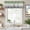 Sage Green Gray, variant on Hockey Sports Farmhouse Short Window Curtain Valances, Turquoise Aqua Purple Gradient Colored Rod Pocket Kitchen Valances for Living Room Bedroom Bathroom Cafe 42" x 12"