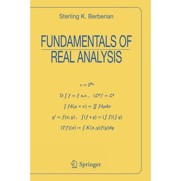 Universitext Fundamentals of Real Analysis, (Paperback)