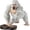 White, variant on Garage Kits Toy Figurines - Immersive Jungle Adventure Interactive Doll for Realistic Play Experience, 5.51×4.33×4.92 inch, Black