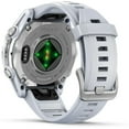 thumbnail image 6 of Garmin 010-02903-00 Fenix 8 43 mm, AMOLED, Silver with Whitestone Silicone Band Bundle with Tech Smart USA Fitness & Wellness Suite + Round Tempered Glass Screen Protector, 6 of 11