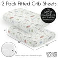 thumbnail image 4 of Sweet Jojo Designs Farm Animals Gray Green Grey Red Fitted Crib Sheets 2 Piece Set, 4 of 7
