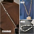 thumbnail image 5 of KOMI Phone Crossbody Chain CellPhone Lanyard,Universal Phone Chain Strap with Tether Patches Compatible with Most Phones, 5 of 5
