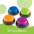 thumbnail image 4 of Learning Resources Botones de respuesta (set de 4), pulsadores de colores, juegos infantiles, material profesor Learning Resources NA, 4 of 6