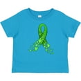 thumbnail image 3 of Inktastic Mental Health Awareness Ribbon with Green Hearts Boys or Girls Baby T-Shirt, 3 of 5