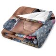 thumbnail image 3 of Barry Keoghan Blanket Cool #3 Super Soft Throw Blanket Silky Flannel Lightweight for Sofa, Bed Blanket All Season Use 50""*60""（130 * 150cm）, Style-4, 3 of 6