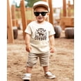 thumbnail image 3 of Trendy Little Cowboy Shirt for Boys Western Rodeo Southern Tee for Kids Natural Shirt 18 Months, 3 of 5