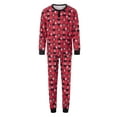 thumbnail image 2 of Hirigin Matching Christmas Pajamas For Family, Baby Romper/Dog Clothes/Plaid Print Tops and Pants Sleepwear Set, 2 of 10