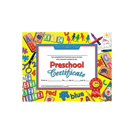 UPC: 0734675131157 | Hayes Preschool Certificate 8.5 x 11 Pack of 30 (H-VA605)