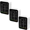 thumbnail image 1 of Detector de Aire Inalámbrico SmartClimWhite 3Pzas LCD Blanco Temp 0°C a 60°C Humedad 0 a 99%RH Bluetooth Wi-Fi 1 Batería, 1 of 2