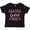 AB-Black, variant on My Nana Loves Me Hearts in Pink Plaid Boys or Girls Toddler T-Shirt