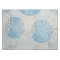 thumbnail image 2 of Addison Rugs Chantille Indoor/Outdoor Transitional Circles Ivory Washable Rectangle Rug, 1'8" x 2'6", 2 of 6