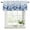 Blue, variant on 2 Pack Valances for Window, Green Blooms Floral Short Curtains for Kitchen Bedroom Living Room, Farmhouse Spring Flowers Botanical Rod Pocket Small Window Treatment Valance Drapes 42 x 18 Inch