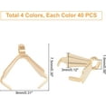 thumbnail image 2 of 160pcs Stainless Steel Snap on Bails Ice Pick Pinch Bails Pendant Bails Connectors Hook Pendant Clasps, 2 of 7