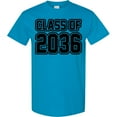 thumbnail image 3 of Inktastic Class of 2036 in Black Outlined Text T-Shirt, 3 of 5