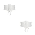 thumbnail image 1 of braveheart Meticulously Crafted Thin Waist Closure For Flawless Look Preferred Is Soft And Breathable white 73cm 2Set, 1 of 6