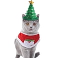 thumbnail image 1 of Gorro Y Babero De Navidad Para Mascotas Para Perros Conjunto De Gorro Y Bufanda De Festival De Navidad Decoración Navideña Para Mascotas Kearding HA044036-02, 1 of 6