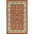 thumbnail image 1 of Unique Loom Kashan Traditional Floral Area Rug, 5 x 8 Feet, Terracotta/Ivory, 1 of 2