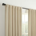 thumbnail image 4 of Eclipse Fresno Blackout Curtain Panel, Back Tab Window Curtain, Thermaweave, (1 Panel), 52 In Wide x 63 In Long, Wheat, 4 of 6