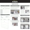 thumbnail image 5 of Eclipse Cordless 100% Blackout Polyester Roman Window Shades, 27" x 64", 5 of 9