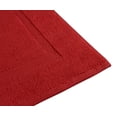 thumbnail image 6 of Beauty Threadz Cotton Banded Bath Mats, Red, [Not a Bathroom Rug], 21 x 34 Inches, 100% Ring Spun Cotton - Highly Absorbent and Machine Washable Shower Bathroom Floor Mat (Pack of 2), 6 of 7
