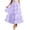 Purple, variant on Long Tulle Skirts for Women Elastic High Waist Layered Ruffle A Line Flowy Maxi Skirt Renaissance Fairy Skirt