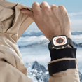 thumbnail image 5 of KAIYANG Para Apple Watch Ultra 2 49 mm/Ultra 49 mm Marco ahuecado Funda protectora antiarañazos Estilo I Apple Watch Ultra 2 49 Negro, 5 of 5