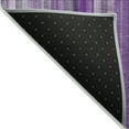 thumbnail image 3 of Addison Rugs Chantille Indoor/Outdoor Transitional Stripes Purple Washable Rectangle Rug, 3' x 5', 3 of 6