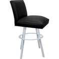 thumbnail image 3 of Swivel Metal Extra Tall Stool Sommerville 34" Seat - Black Vinyl - White, 3 of 4