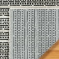 thumbnail image 5 of Gertmenian Missha Dario Modern/Contemporary Striped Beige Black Indoor Area Rug, 2x6 Runner, 5 of 9