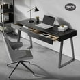 thumbnail image 2 of Flkoendmall 2Pc 28" Metal Table Legs Dining Table Legs Desk Legs Bench Legs for Coffee Table Black, 2 of 12
