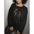 thumbnail image 3 of Ethnic Figures Dancing Sketch Sweatshirt Women -Image by Shutterstock, Female Medium, 3 of 4